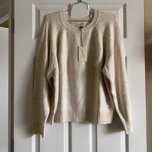 Universal Thread Cream colored long sleeve sweater. Size XXL